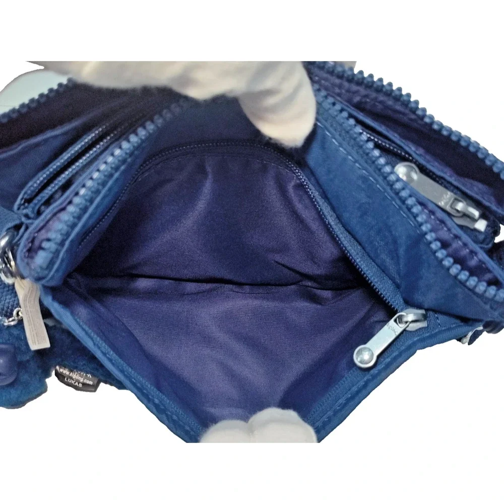 Kipling Riri Small Crossbody Handbag-Casual Blue-NWT